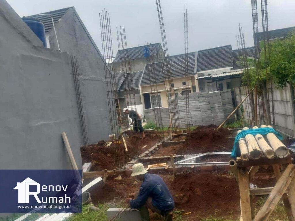 Jasa Bangun Rumah di Sukaraja Bogor Type 36, Pemasangan Sloof