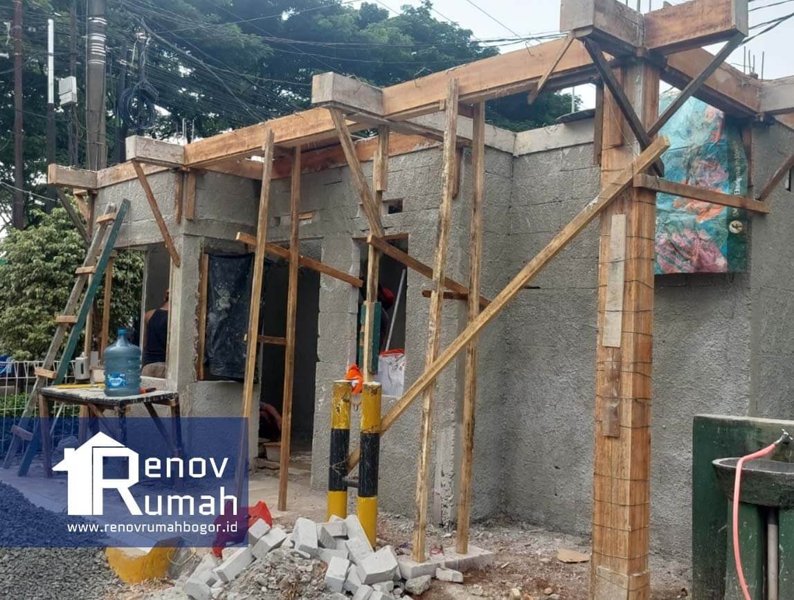 renovsi rumah di ciseeng