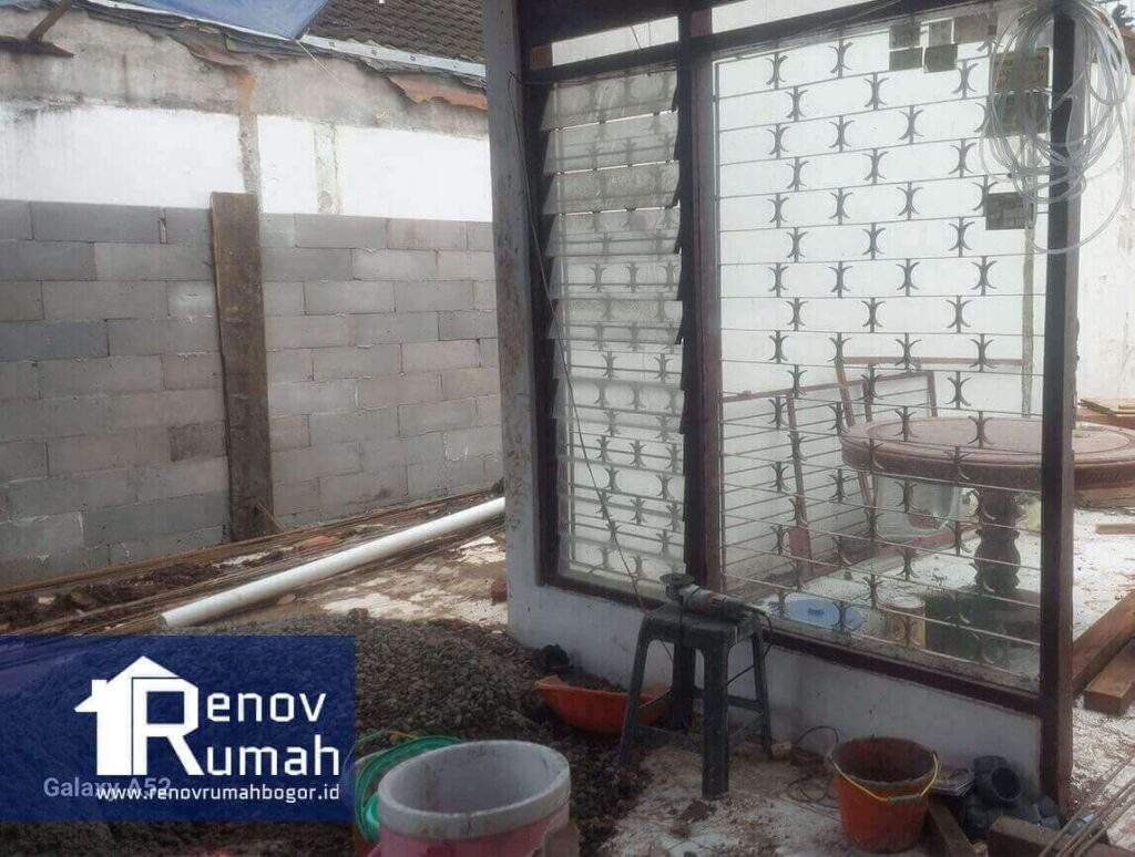 bongkaran renovasi di laladon bogor