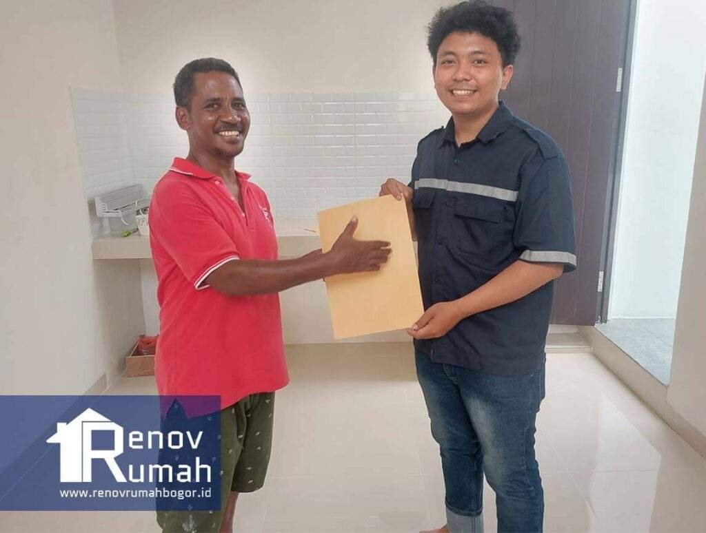 kegiatan serah terima rumah di citereup