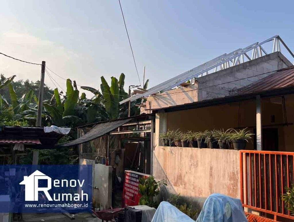 Bangun rumah di ciseeng