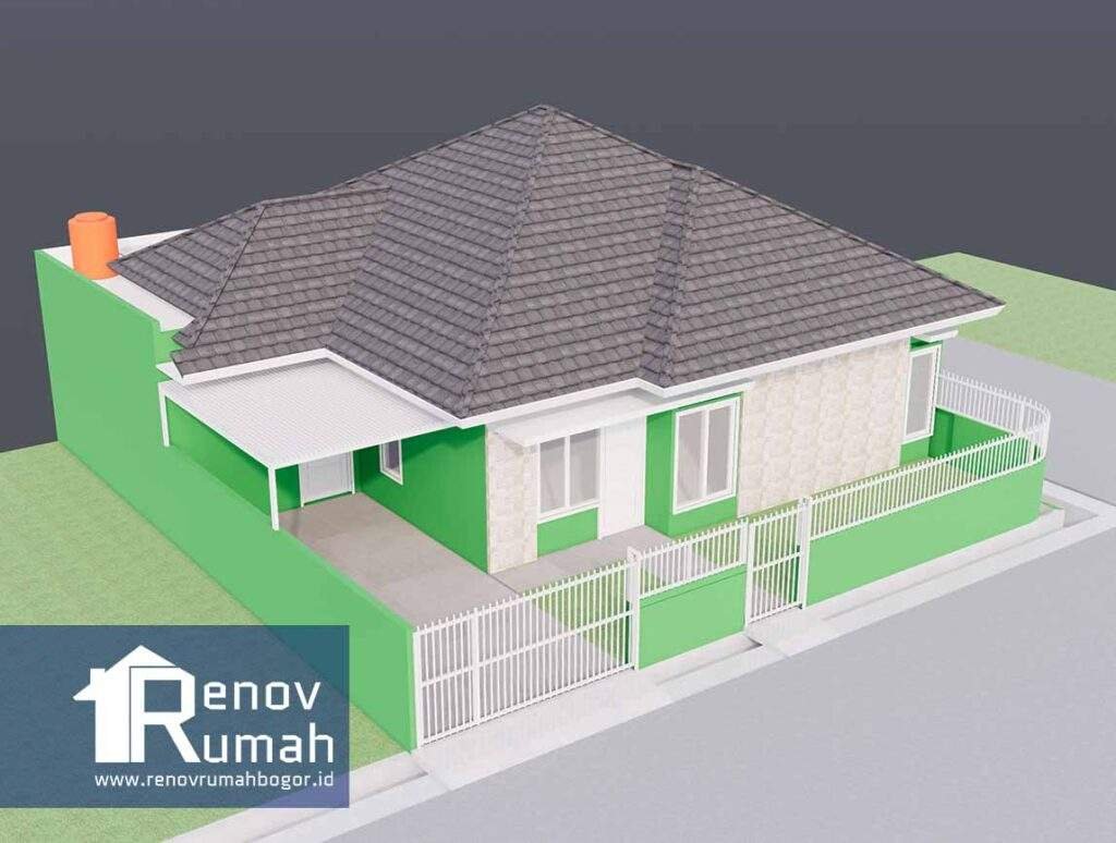 desain rumah di laladon