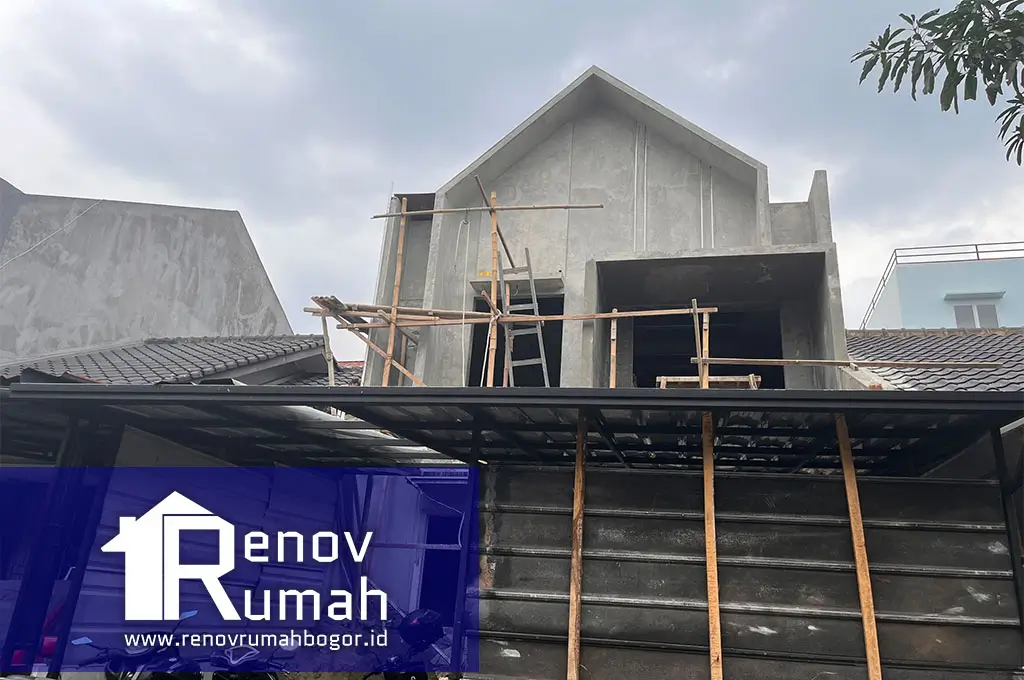 jasa renovasi rumah bogor, Renovasi penambahan lantai