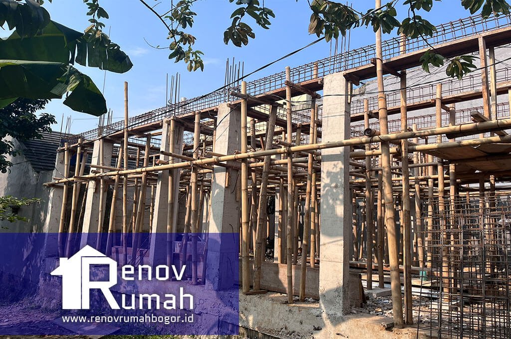 jasa bangun rumah bogor - pembangunan sloop dan tiang beton