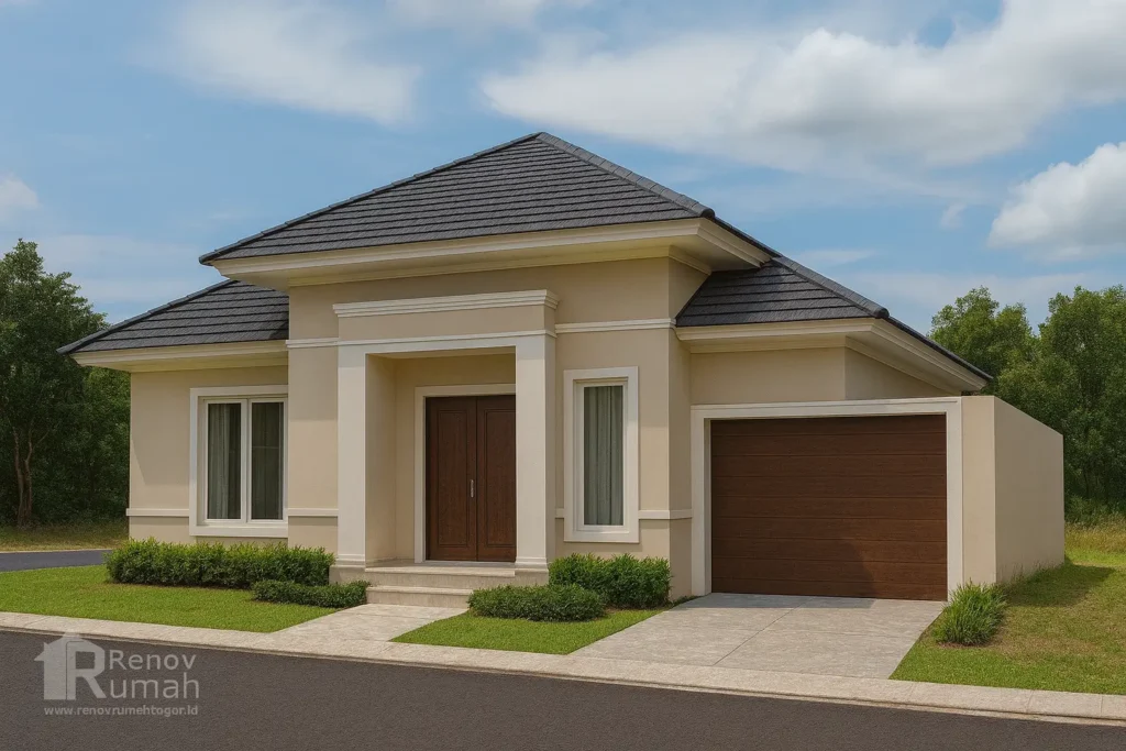 rumah hook, Jasa bangun rumah, jasa kontraktor rumah bogor, rumah modern natural