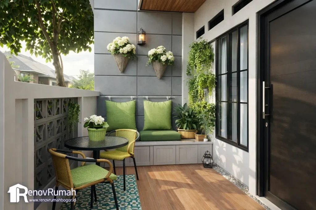 jasa kontraktor rumah bogor, jasa renovasi rumah bogor, jasa bangun rumah bogor, teras minimalis