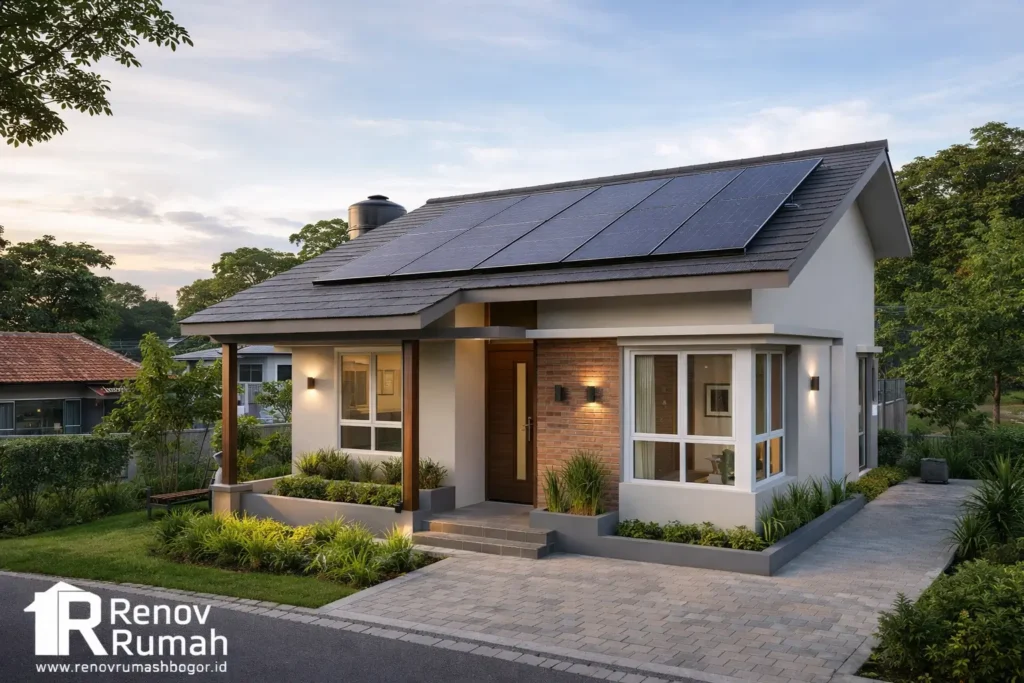 jasa bangun rumah bogor, jasa kontraktor rumah bogor, jasa renovasi rumah bogor, rumah hemat listrik