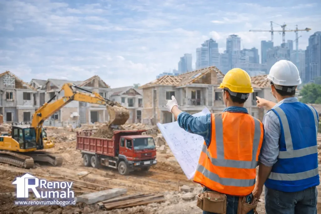 kontraktor bangun rumah profesional, jasa bangun rumah bogor, jasa renovasi rumah bogor, jasa kontraktor rumah bogor, perumahan ahsan lake kemang