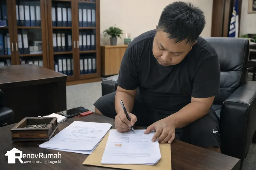 Kontrak kerja proyek, risiko bangun rumah tanpa kontrak resmi