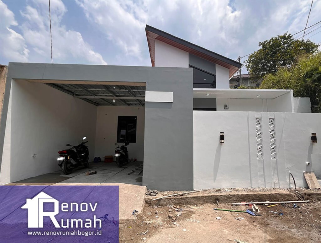 renovasi bangun ulang Ciomas Bpk "I"