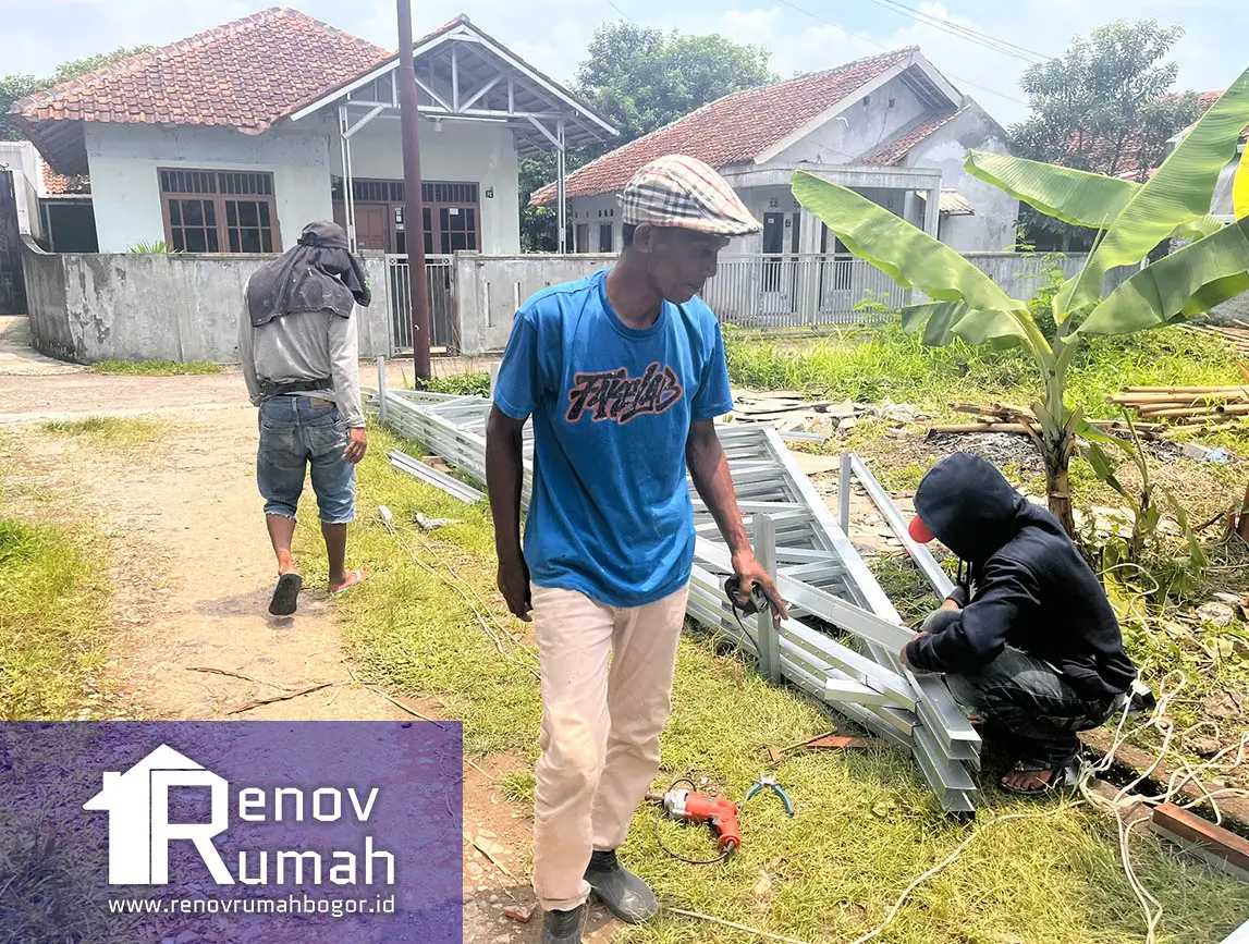 Proses Pekerjaan Ganti Atap