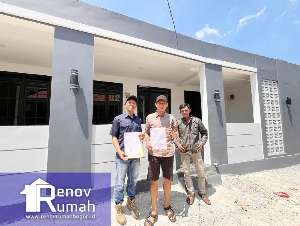 Serah Terima Renovasi Rumah Ciampea