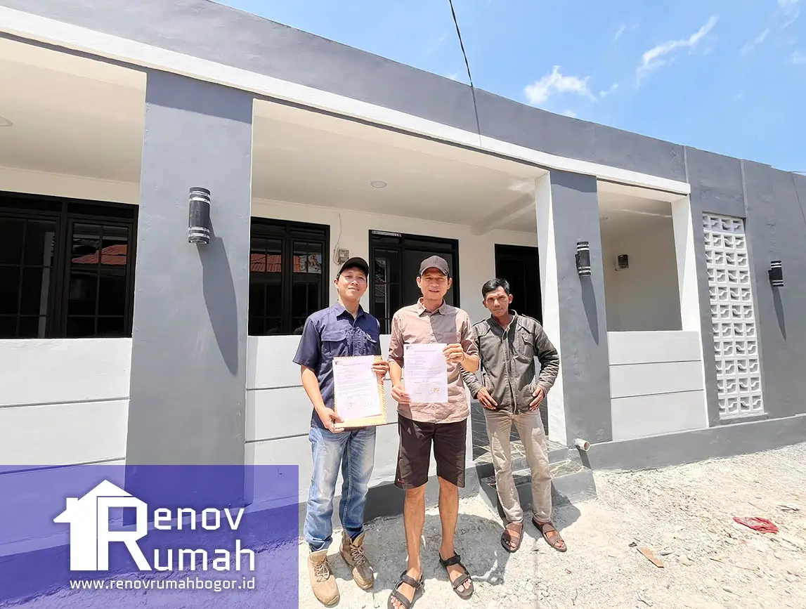 Serah Terima Renovasi Rumah Ciampea