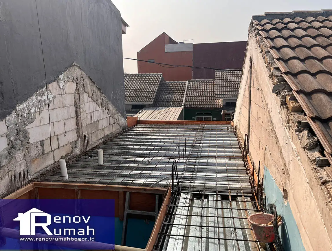 renovrumahbogor.id, jasa renovasi rumah bogor, pasang bondeck 2 lt, karadenan-bogor