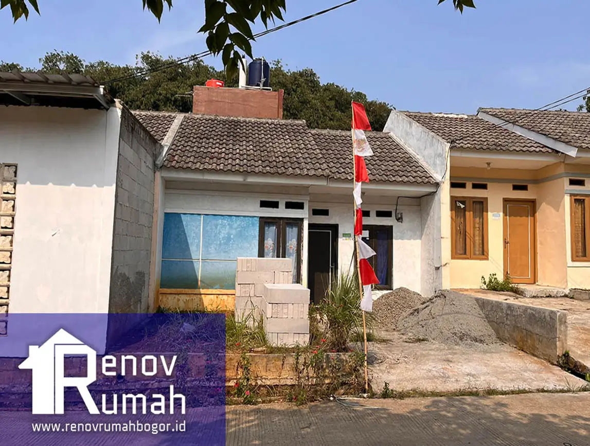 RUmah awal sebelum renovasi, proyek renovasi rumah ciampea, kasa renovasi rumah ciampea