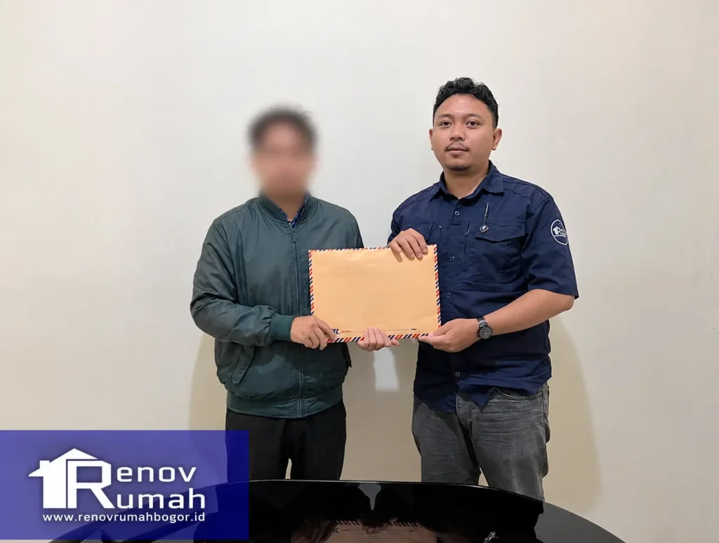 Ttd Kontrak Renovasi rumah BNR